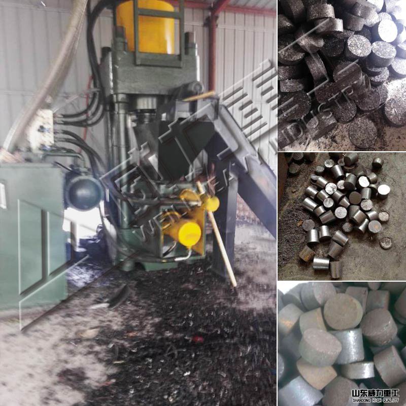 800噸金屬屑壓塊機(jī)加工生產(chǎn)車間